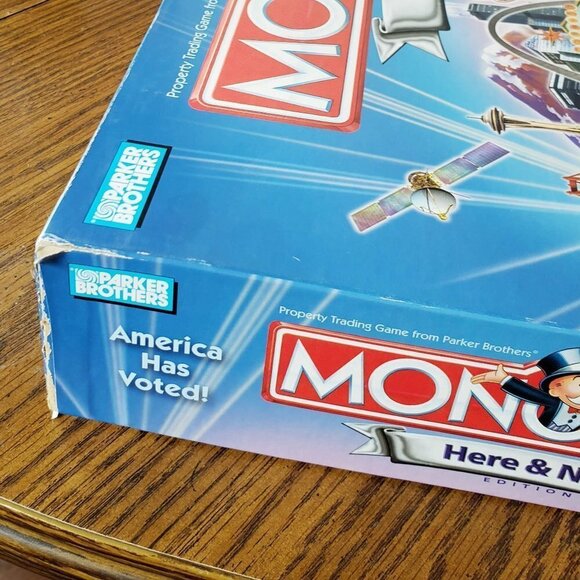 Monopoly Here & Now Edition America Has Voted Board Game COMPLETE Family Fun - Picture 8 of 11